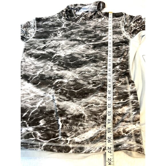 Habit Fishing Hoodie Pullover Solar Factor UV Protection Camo Mens Sz Large - Picture 7 of 7